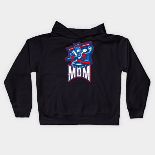 Ice Hockey Mom Kids Hoodie